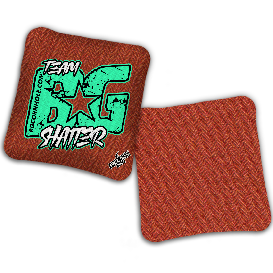 2027 BG SHATTER “ESPN THROWBACK COLORMATCH" - ACL Pro Stamped Cornhole Bags - SET OF 4 BAGS