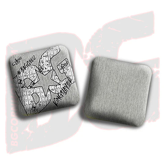 BG Cornhole Bags - Kingslayer - Silver Colormatch