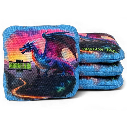 Smoky Mountain Bag Co – Pro Cornhole Bags – Set of 4 – Dragon Tail
