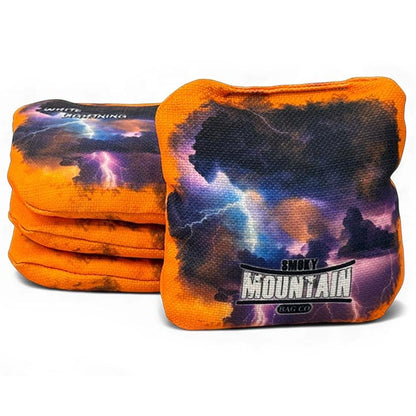 Smoky Mountain Bag Co – Pro Cornhole Bags – Set of 4 – White Lightning