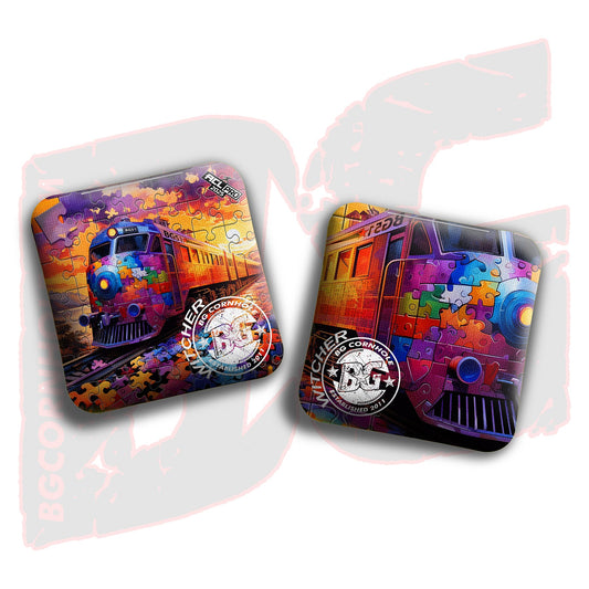 2025 Multiple Bag Models "Autism Awareness" - ACL Pro Stamped Cornhole Bags - SET OF 4 BAGS