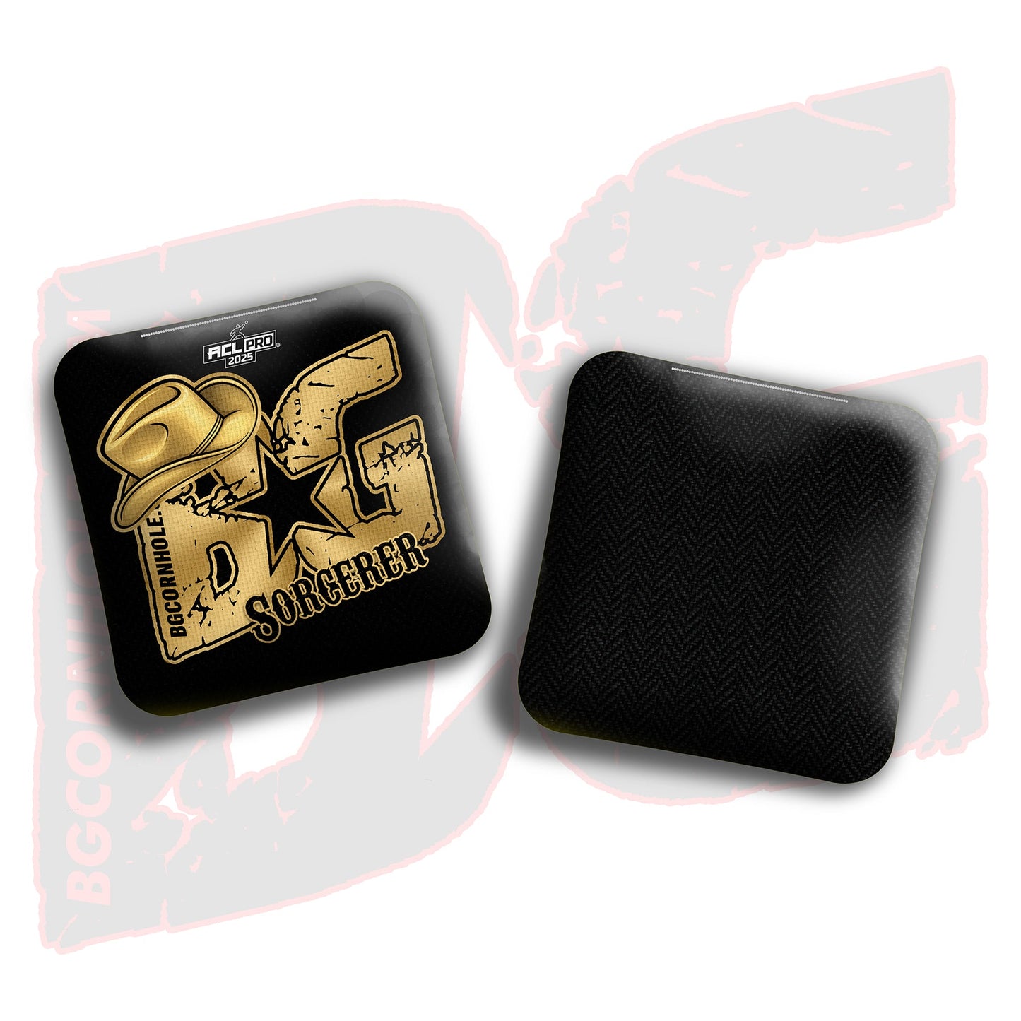 2025 Multiple Bag Models  “Tye Thompson Golden Cowboy" - ACL Pro Stamped Cornhole Bags - SET OF 4 BAGS