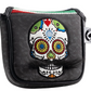 Mustache Sugar Skull - Mallet Putter Cover Gray Camo