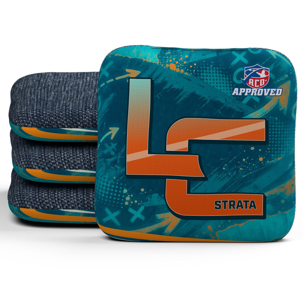 Miami Football Cornhole Bags - Set of 4 | Logic Cornhole