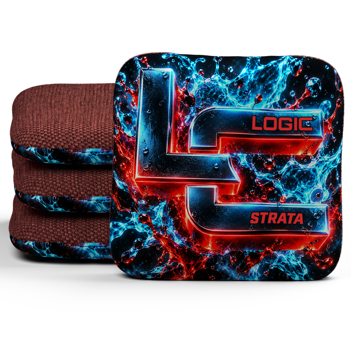 Chrome Splash - Cornhole Bags - Multiple Series - Set of 4