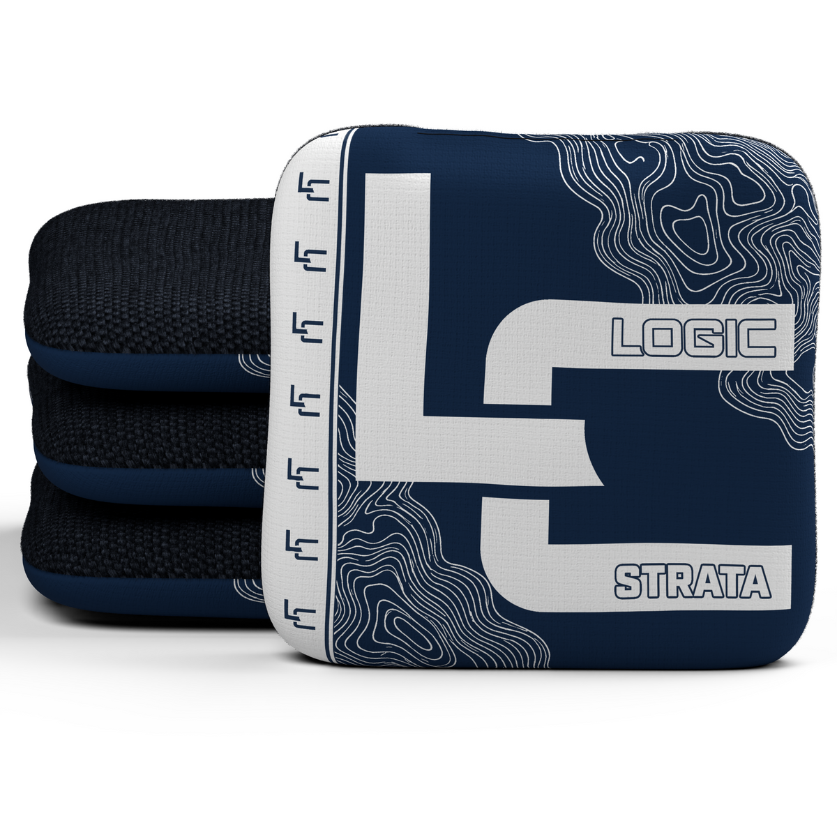 Contour Marine White Cornhole Bags - Multiple Series - Set of 4