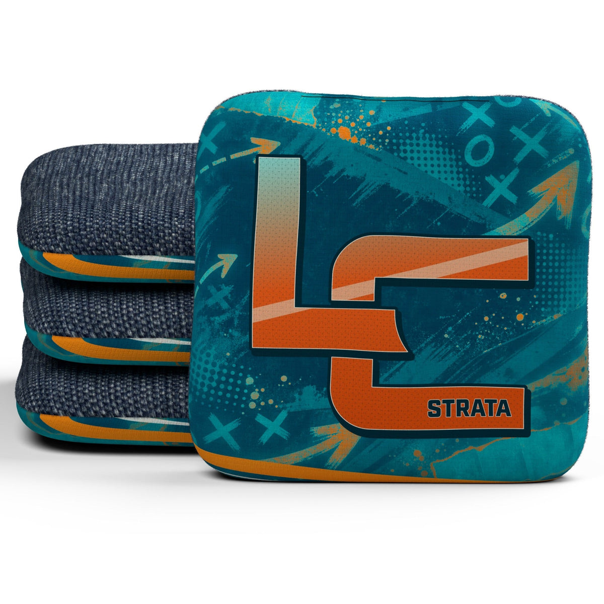 Miami Football Cornhole Bags - Set of 4 | Logic Cornhole