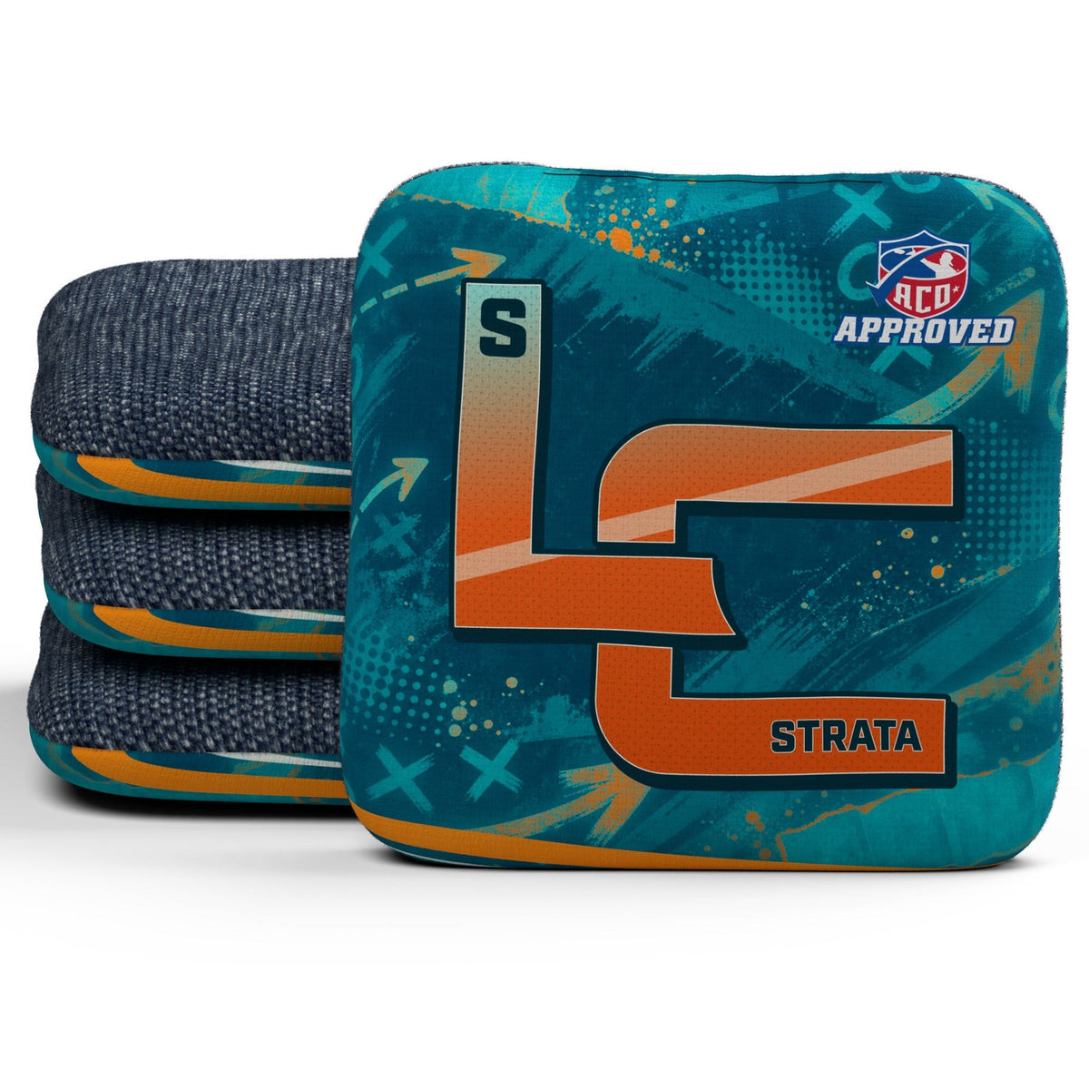 Miami Football Cornhole Bags - Set of 4 | Logic Cornhole