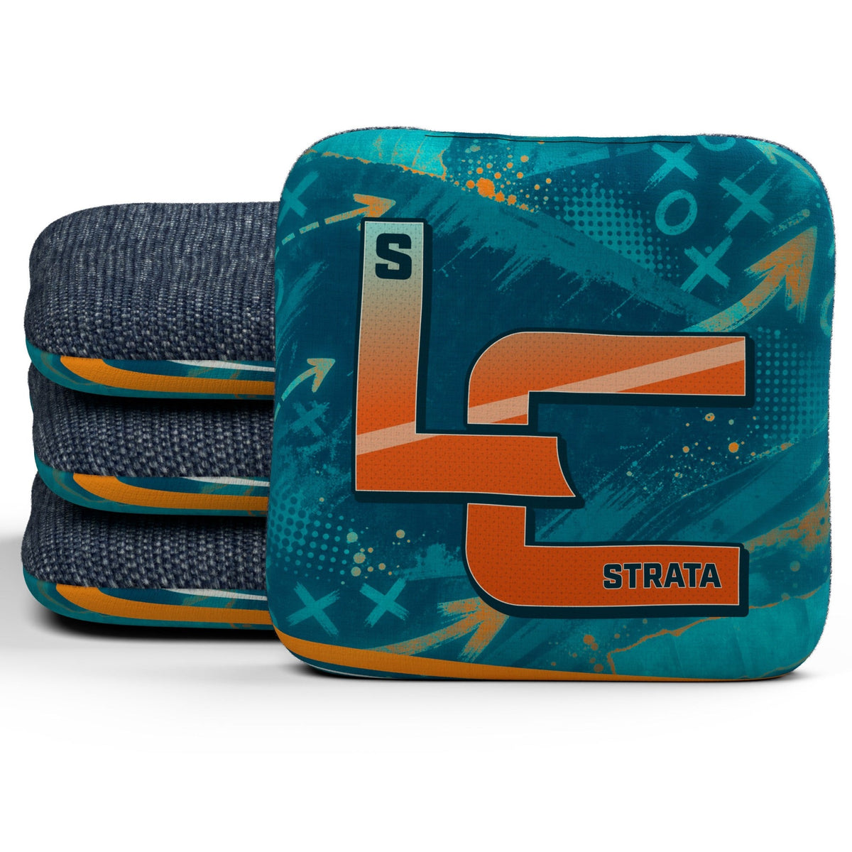 Miami Football Cornhole Bags - Set of 4 | Logic Cornhole