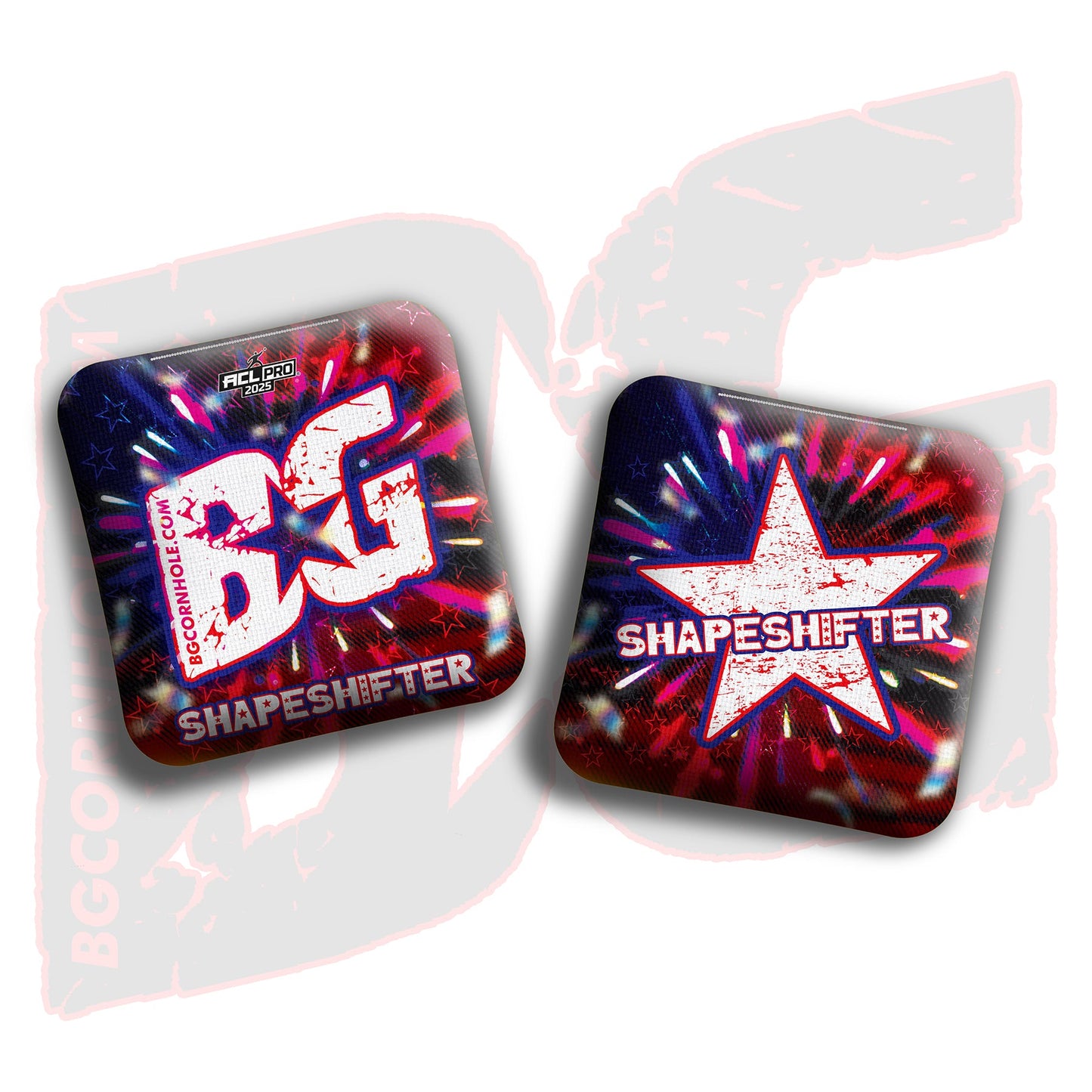 2025 Multiple Bag Models  “Stars and Stripes" - ACL Pro Stamped Cornhole Bags - SET OF 4 BAGS