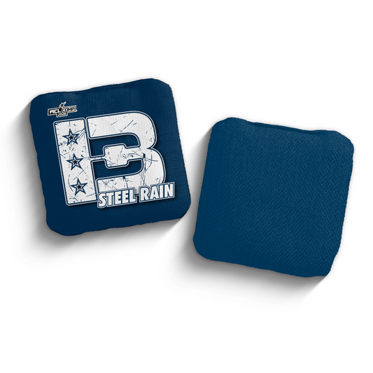 2026 Brotherhood Cornhole Steel Rain National East Division ACL Comp Stamped Cornhole Bags