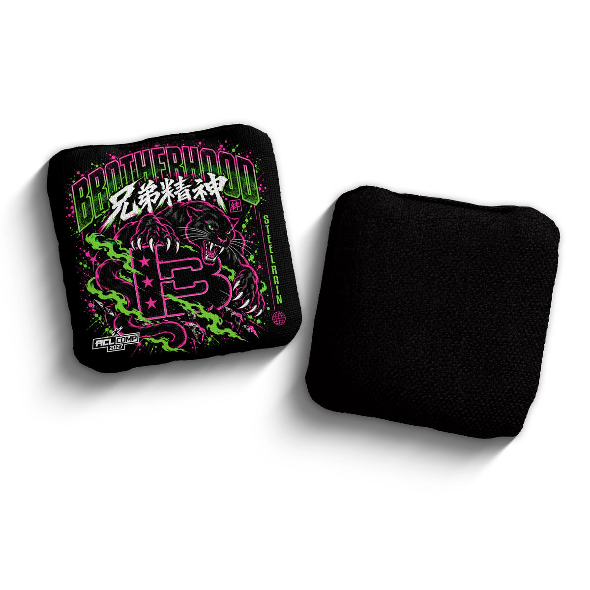 2027 Brotherhood Cornhole Steel Rain Different Breed Edition ACL Comp Stamped Cornhole Bags
