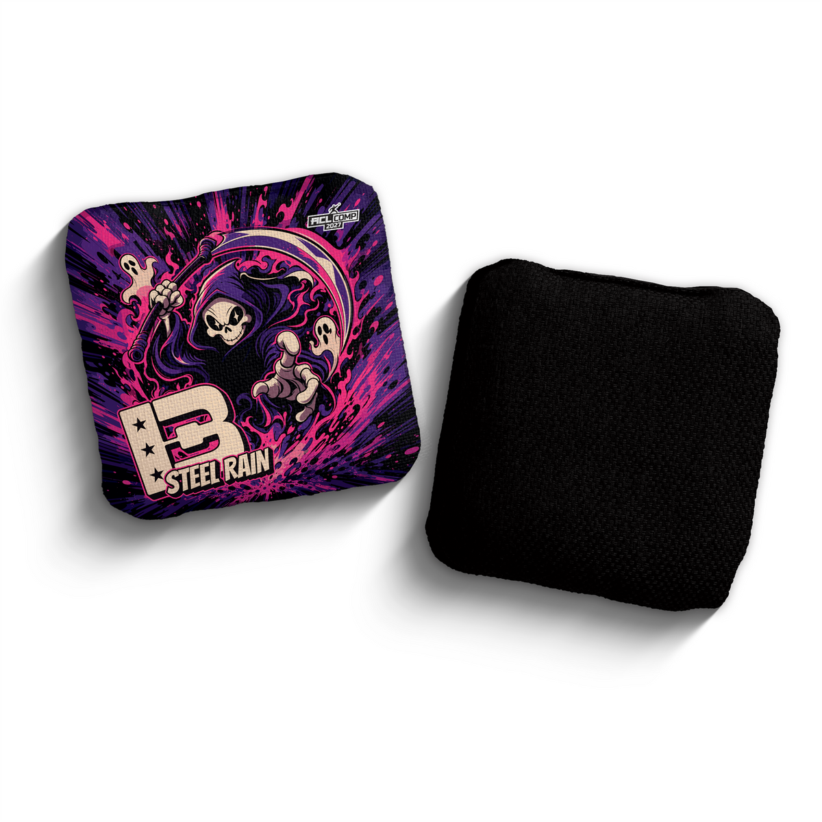 2027 Brotherhood Cornhole Steel Rain Reaper Parade Edition ACL Comp Stamped Cornhole Bags