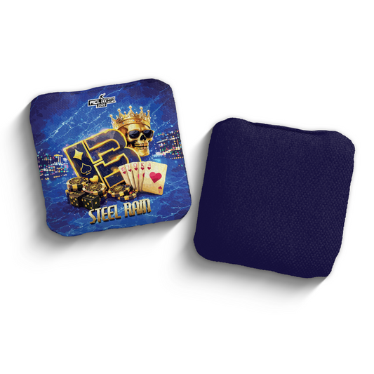 2026 Brotherhood Cornhole Steel Rain High Stakes Edition ACL Comp Stamped Cornhole Bags