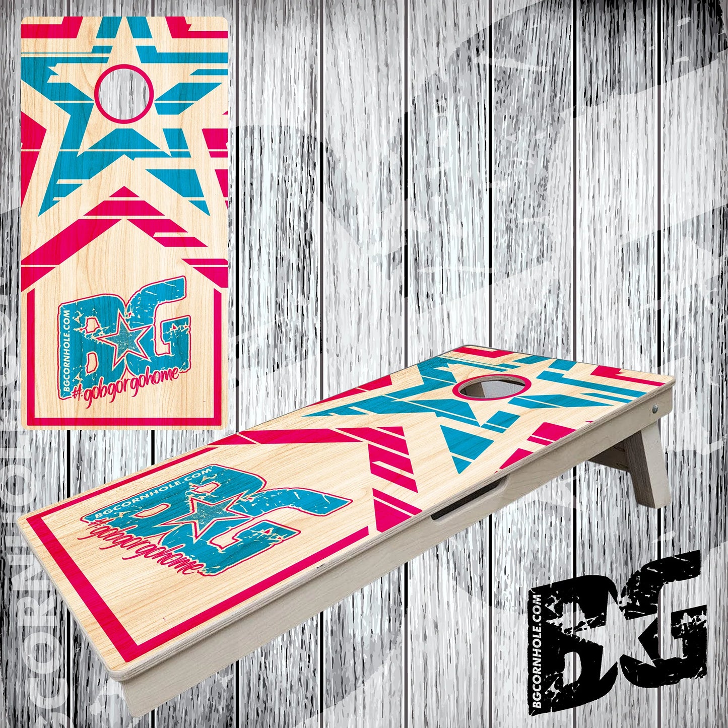 BG Cornhole Boards - Star Edition