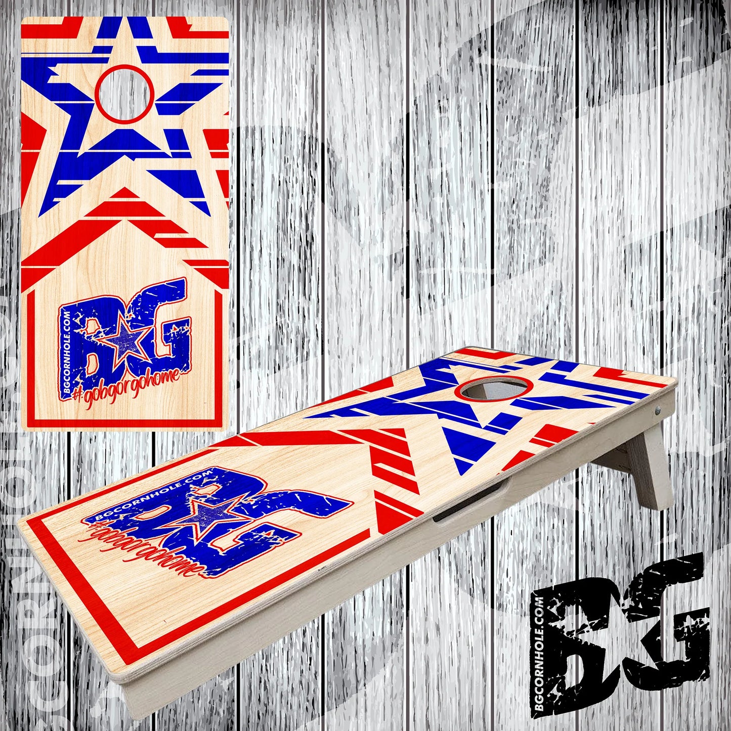 BG Cornhole Boards - Star Edition