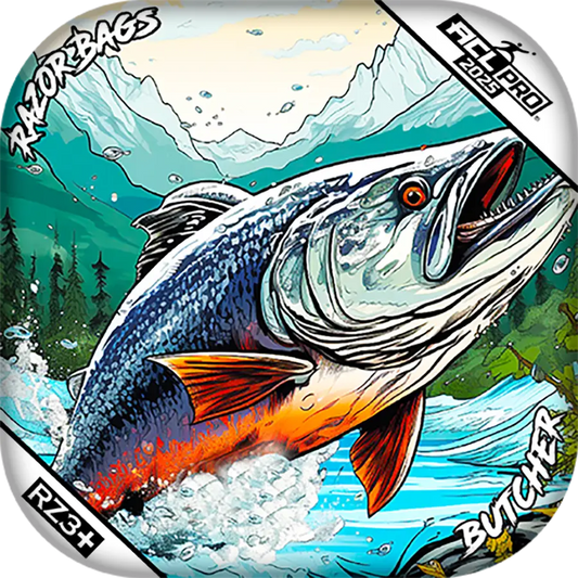 Butcher | Alaskan Salmon | ACL PRO Cornhole Bags by Razor Bags (Razor Cornhole)