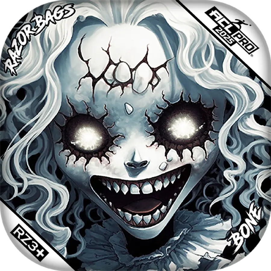 Bone | Scary Girl | ACL PRO Razor Cornhole Bags