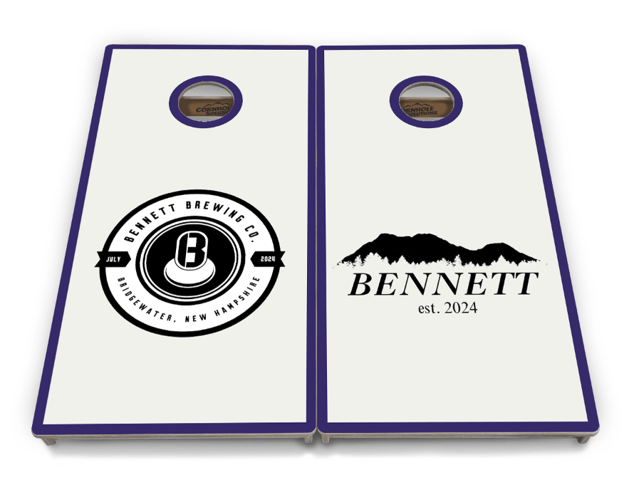 Complete Tournament Cornhole Bundle - Boards, Bags & Carrying Case - Custom