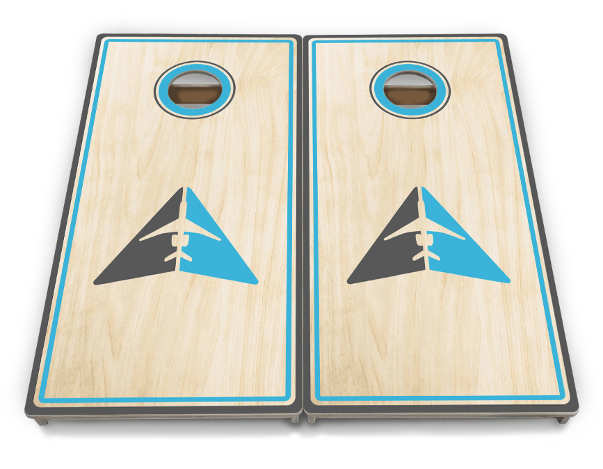 Complete Tournament Cornhole Bundle - Boards, Bags & Carrying Case - Custom