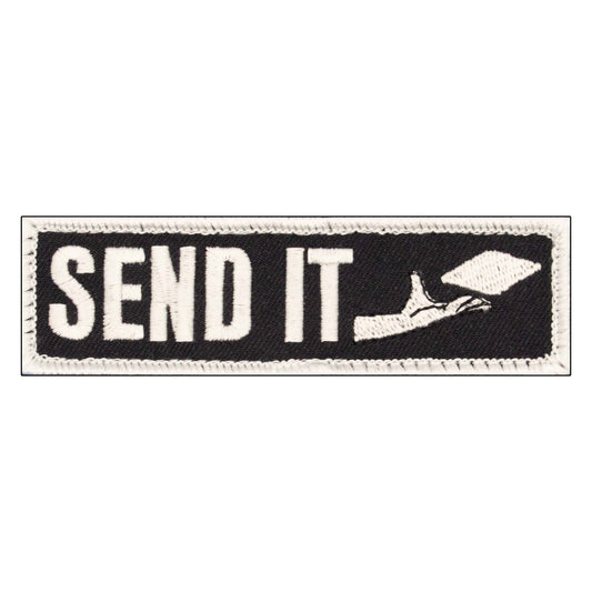 "Send It Cornhole" Embroidered Velcro Patch