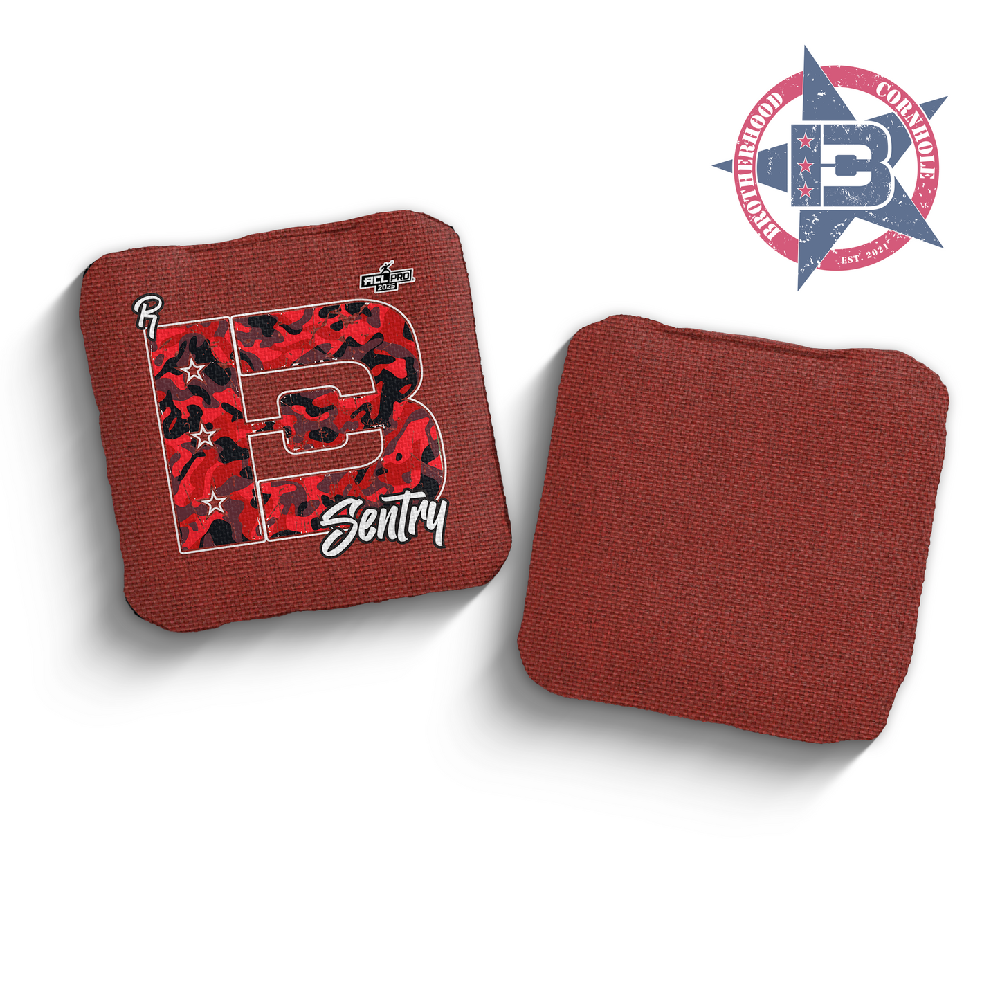 2025 Brotherhood Cornhole Sentry Broadcast ACL Pro Stamped Cornhole Bags