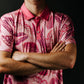 Pink Floral Polo