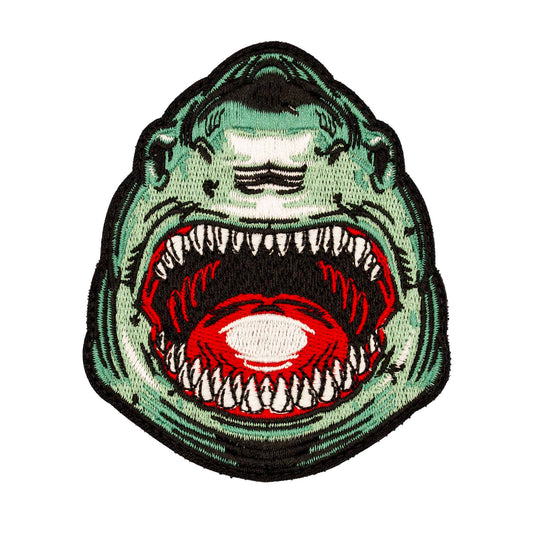 Shark Embroidered Velcro Patch