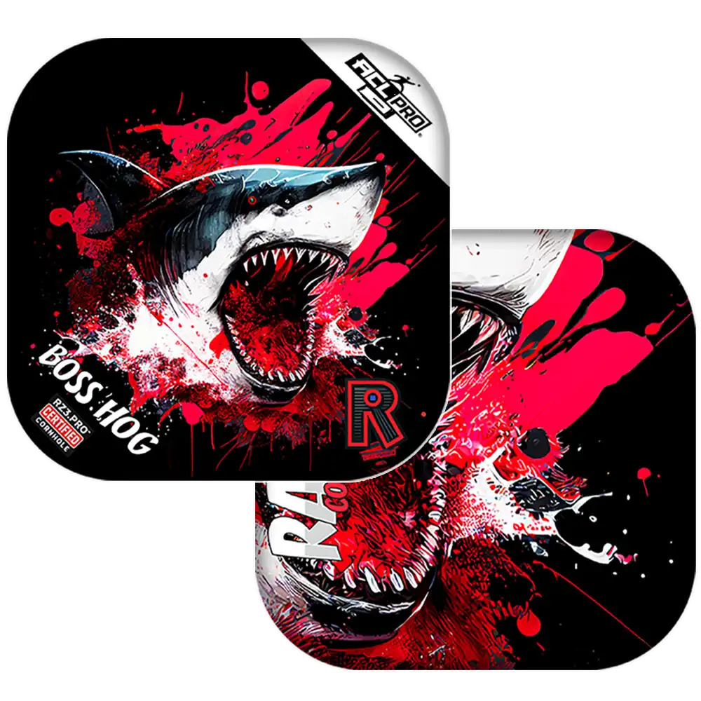 Boss Hog | Shark Black Series | ACL PRO Razor Cornhole Bags