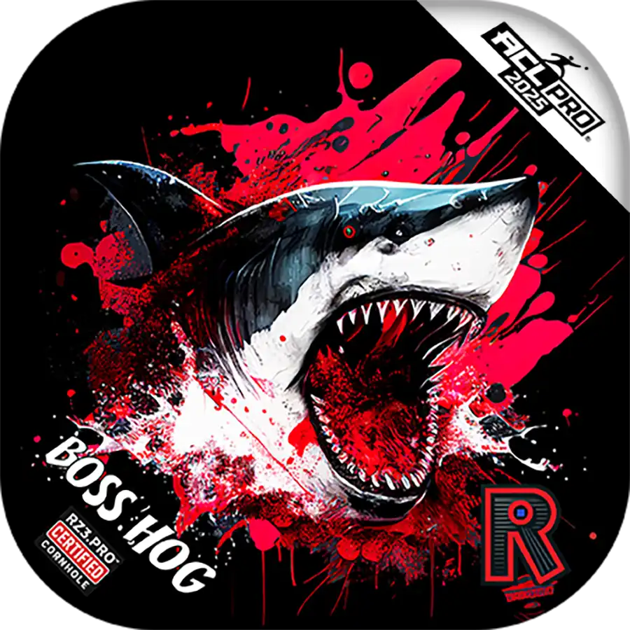 Boss Hog | Shark Black Series | ACL PRO Razor Cornhole Bags