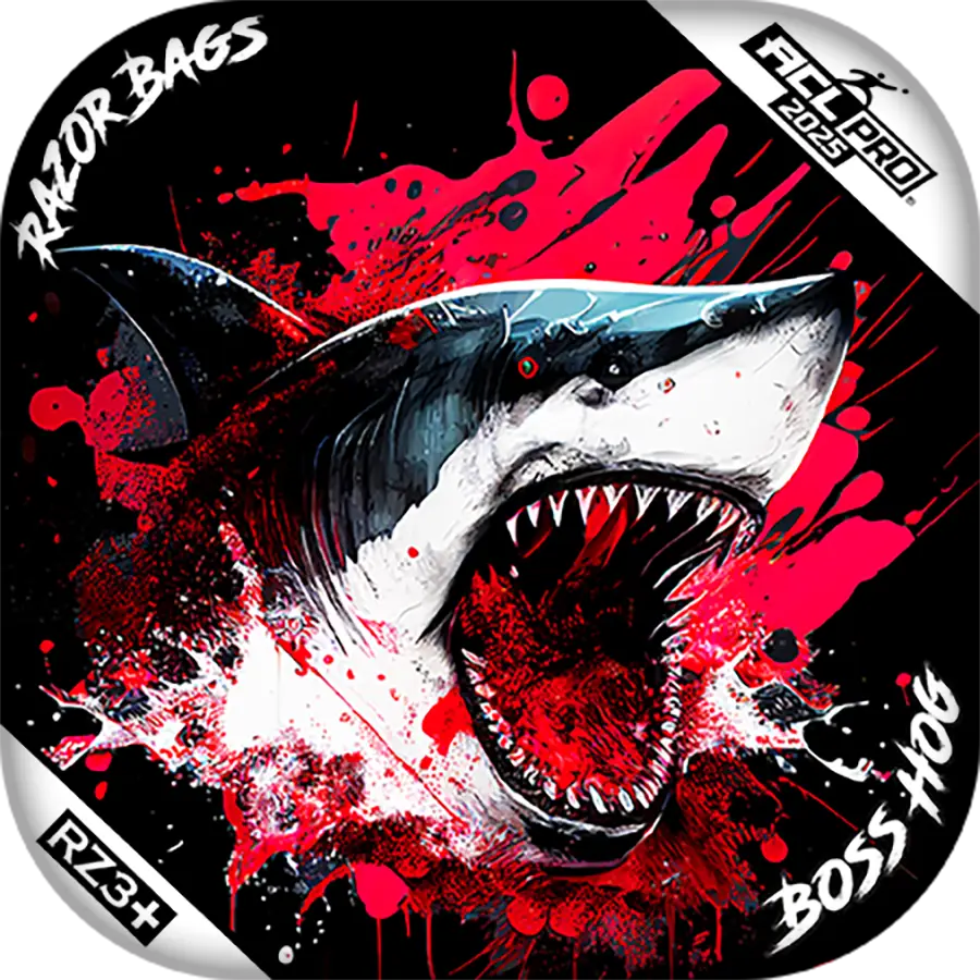 Boss Hog | Shark Black Series | ACL PRO Cornhole Bags by Razor Bags (Razor Cornhole)