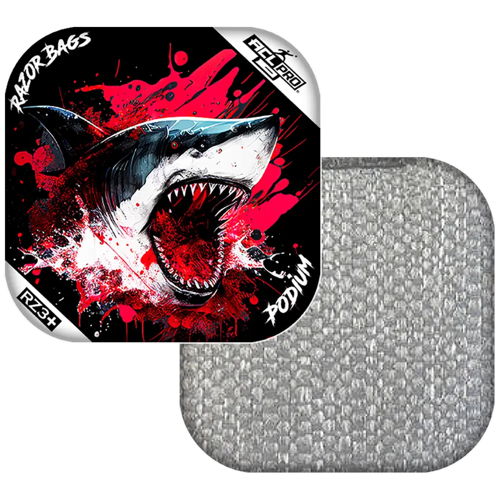 Podium | Shark Black Series | ACL PRO Razor Cornhole Bags