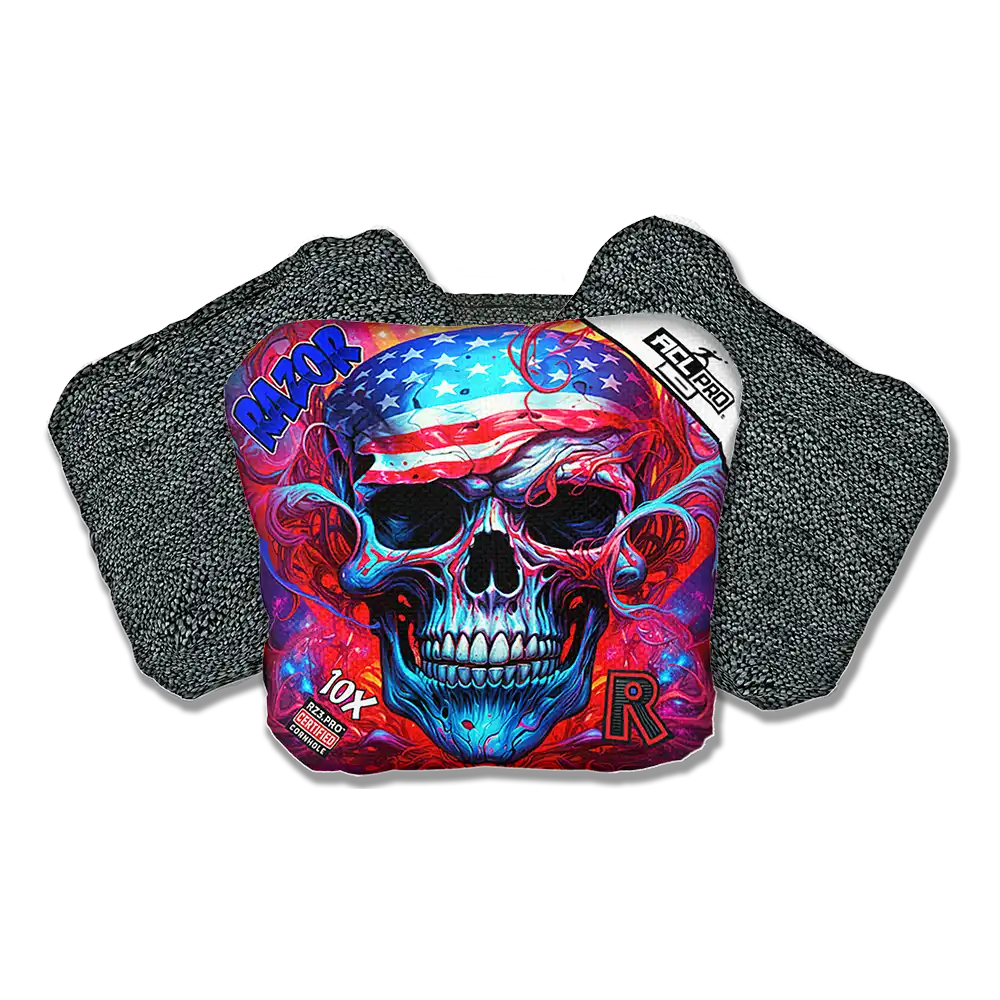 10X | Skull Merica | ACL PRO Razor Cornhole Bags