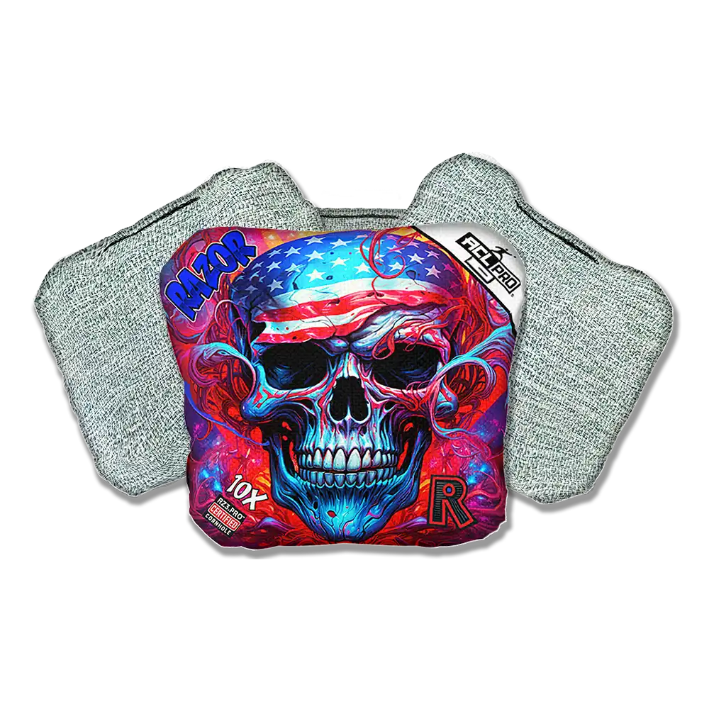 10X | Skull Merica | ACL PRO Razor Cornhole Bags
