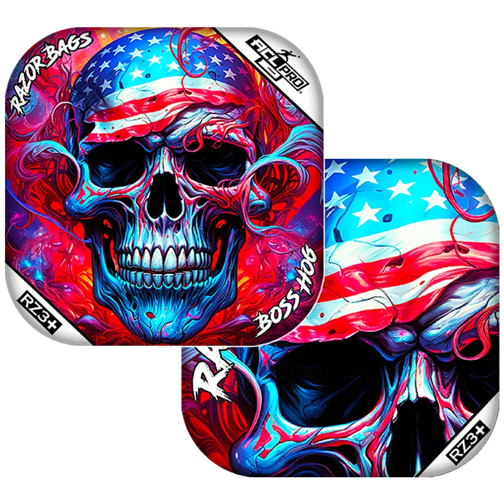 Boss Hog | Skull Merica | ACL PRO Razor Cornhole Bags