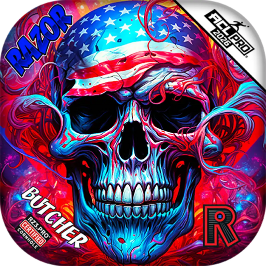 Butcher | Skull Merica | ACL PRO Razor Cornhole Bags