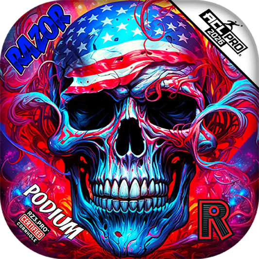 Podium | Skull Merica | ACL PRO Razor Cornhole Bags