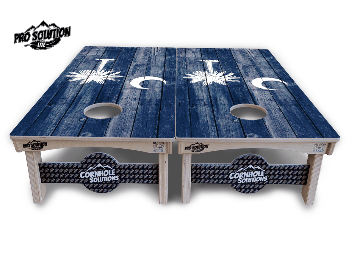 South Carolina Palmetto Cornhole Boards - Pro Solution Lite Series