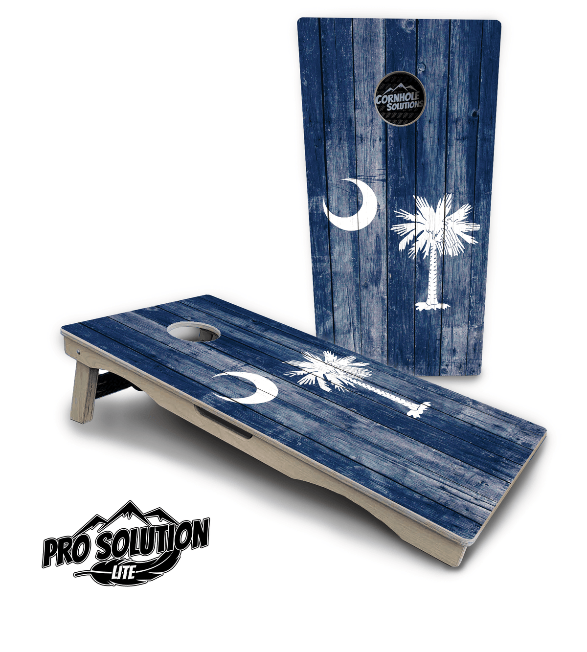 South Carolina Palmetto Cornhole Boards - Pro Solution Lite Series