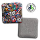 BG Sticker Bomb American White cornhole bags