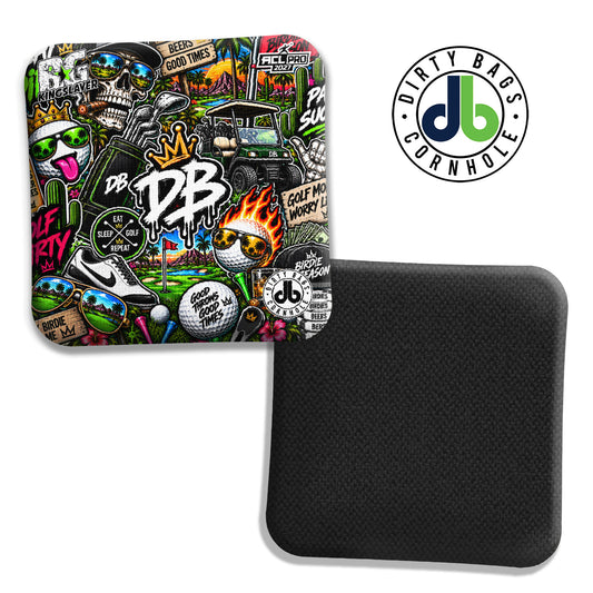 BG Cornhole Bags - Kingslayer - Sticker Bomb Golf