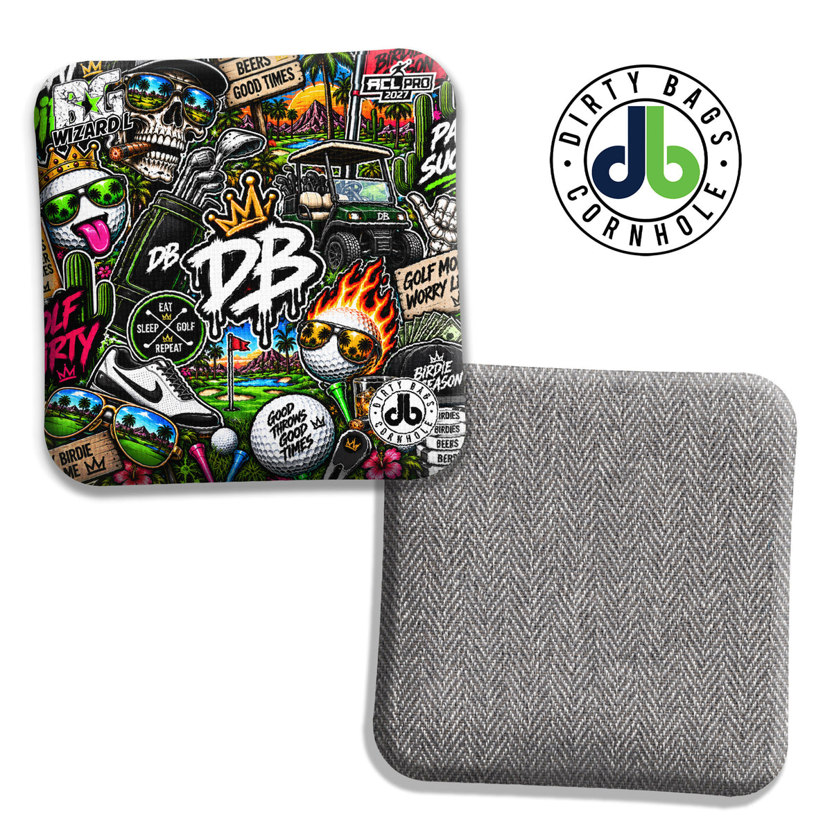 BG Sticker Bomb Golf cornhole bags