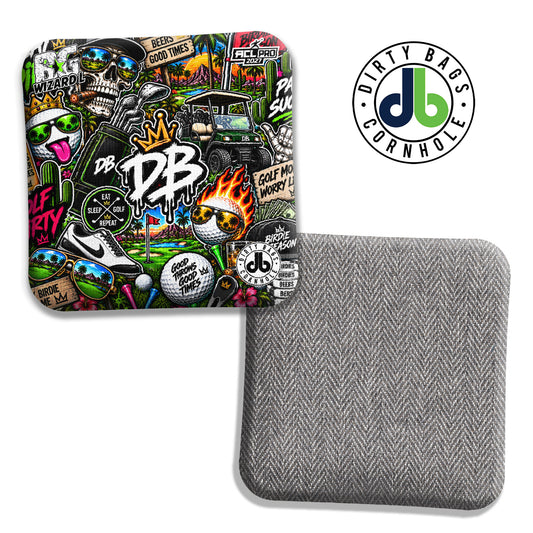 BG Sticker Bomb Golf cornhole bags