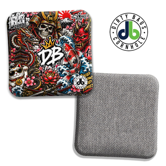 BG Sticker Bomb Japan cornhole bags