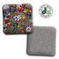 BG Sticker Bomb Black cornhole bags