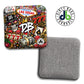 BG Sticker Bomb White cornhole bags