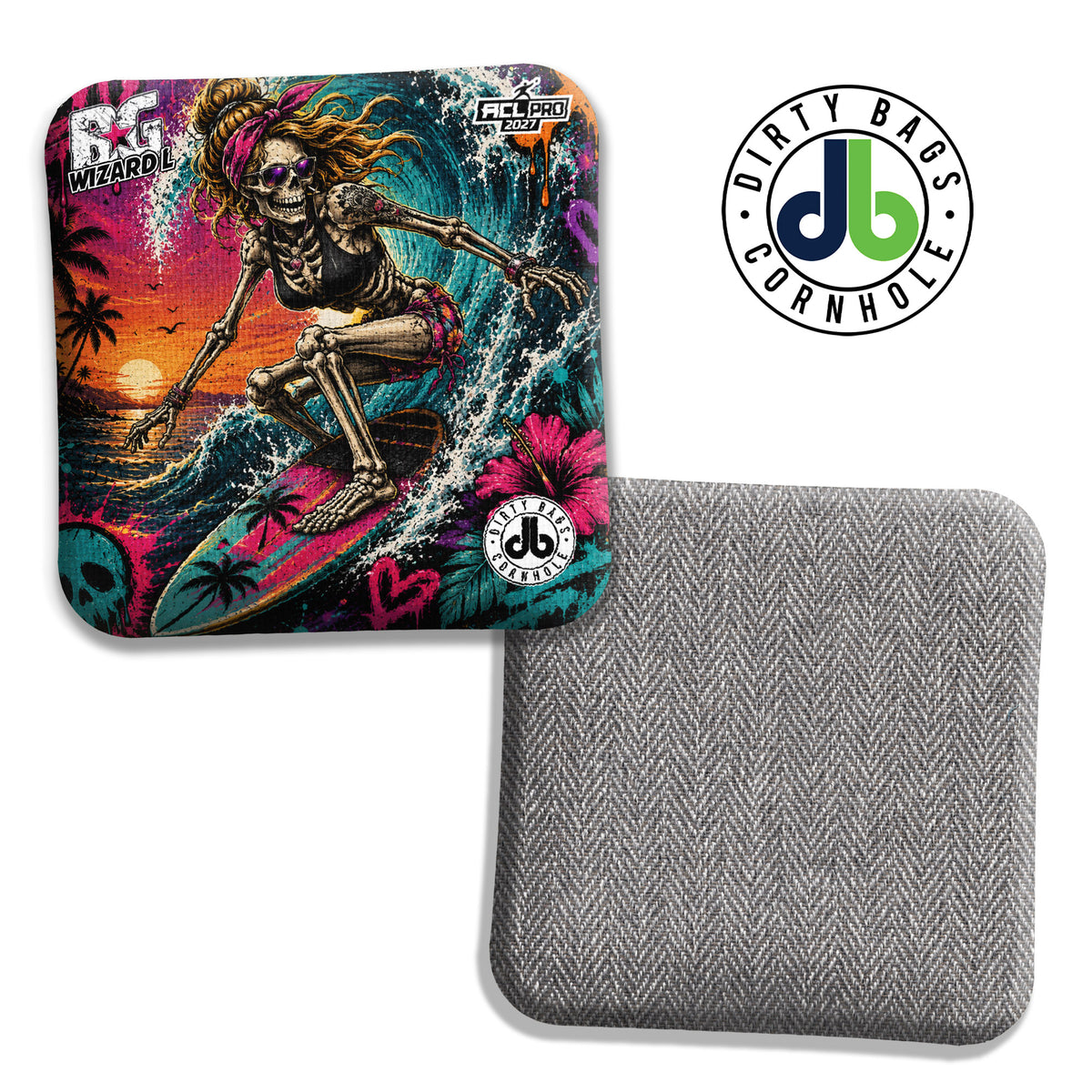 BG Surfs Up Ladies cornhole bags
