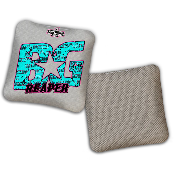 2026 BG Reaper "Cloud Team BG" - ACL Pro Stamped Cornhole Bags - SET OF 4 BAGS