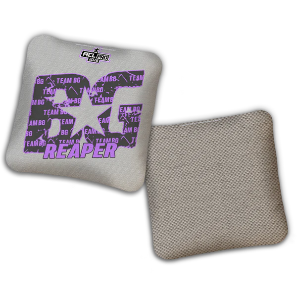 2026 BG Reaper "Cloud Team BG" - ACL Pro Stamped Cornhole Bags - SET OF 4 BAGS