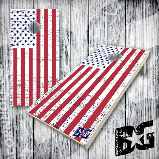 BG Cornhole Boards - USA Flag